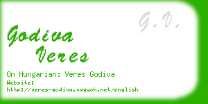 godiva veres business card